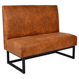 Banquette De Café Vesla Vintage Cognac
