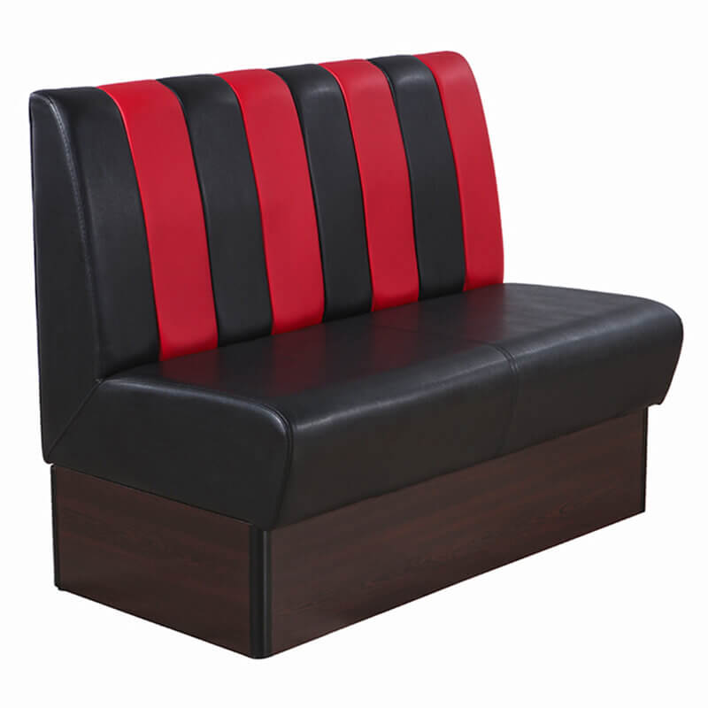 Banco de café de azafrán negro rojo