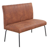 Banquette De Café Themis Vintage Cognac