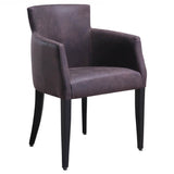 Silla de brun vintage de omega