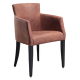 Silla de coñac vintage de omega