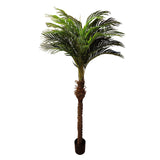 Green/Brown Hawaii Coffee Palma artificial de 220 cm