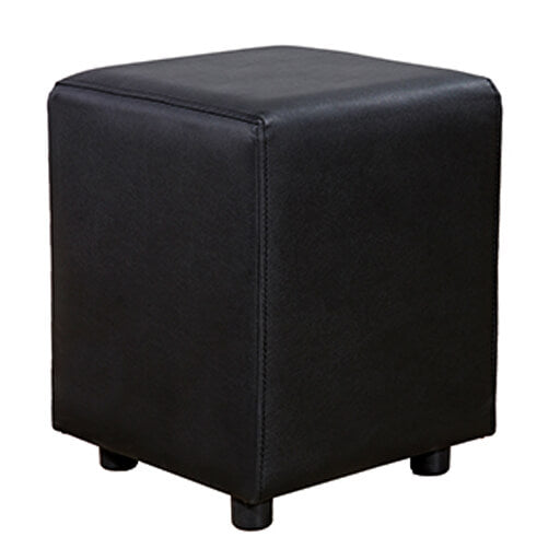 Pouf cuadrado negro