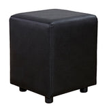 Pouf cuadrado negro