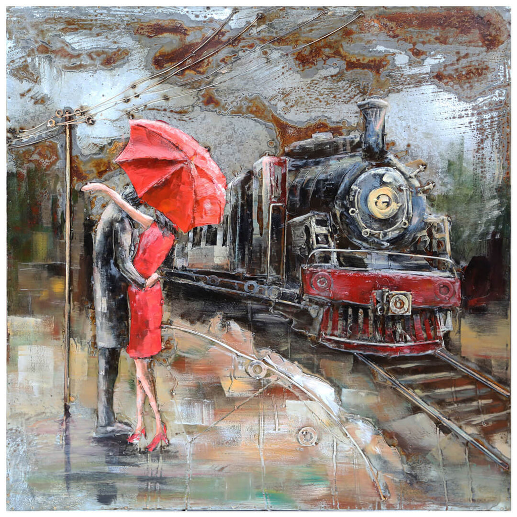 Pintura 3D sobre metal 271 100 × 100 cm