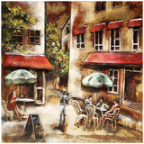 Pintura 3D sobre metal 358 100 × 100 cm