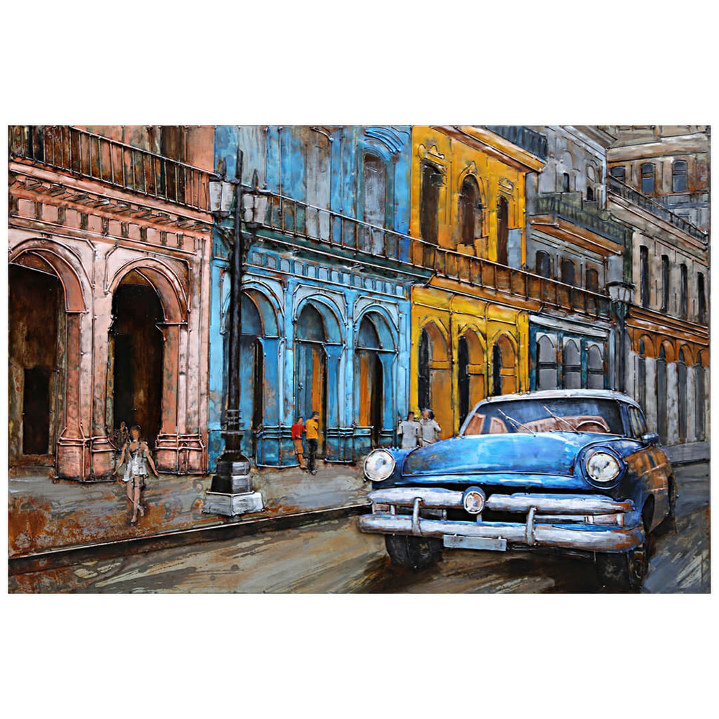 Pintura 3D sobre metal 422 80 × 120 cm