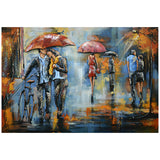 Pintura 3D sobre metal 530 80 × 120 cm