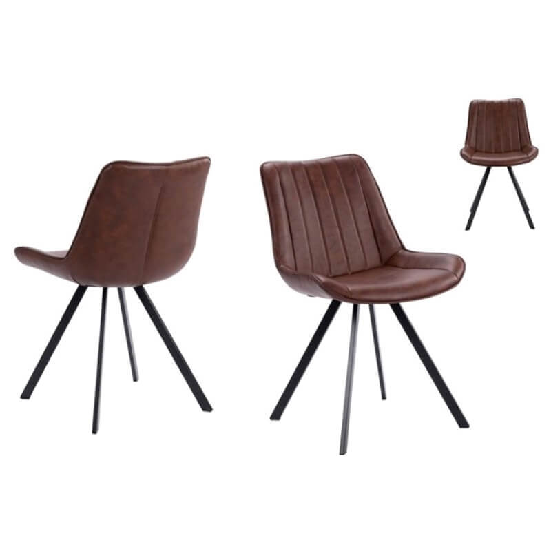 Chaise Hercules Brun