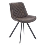 Chaise Diamond Marron