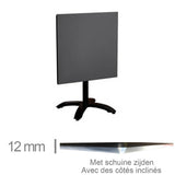 Tabela dobrável compacta 69 × 69cm