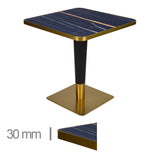 ORECA TABLE AMBER 70 × 70cm