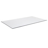 Bandeja de mesa blanca compacta 69x120 cm