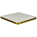 White Haute Oreca Table 70 × 70cm