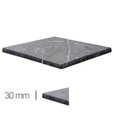 Werzalit Marquina 70x70cm bandeja de mesa