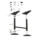 Pie de mesa fundido 58 × 71 cm