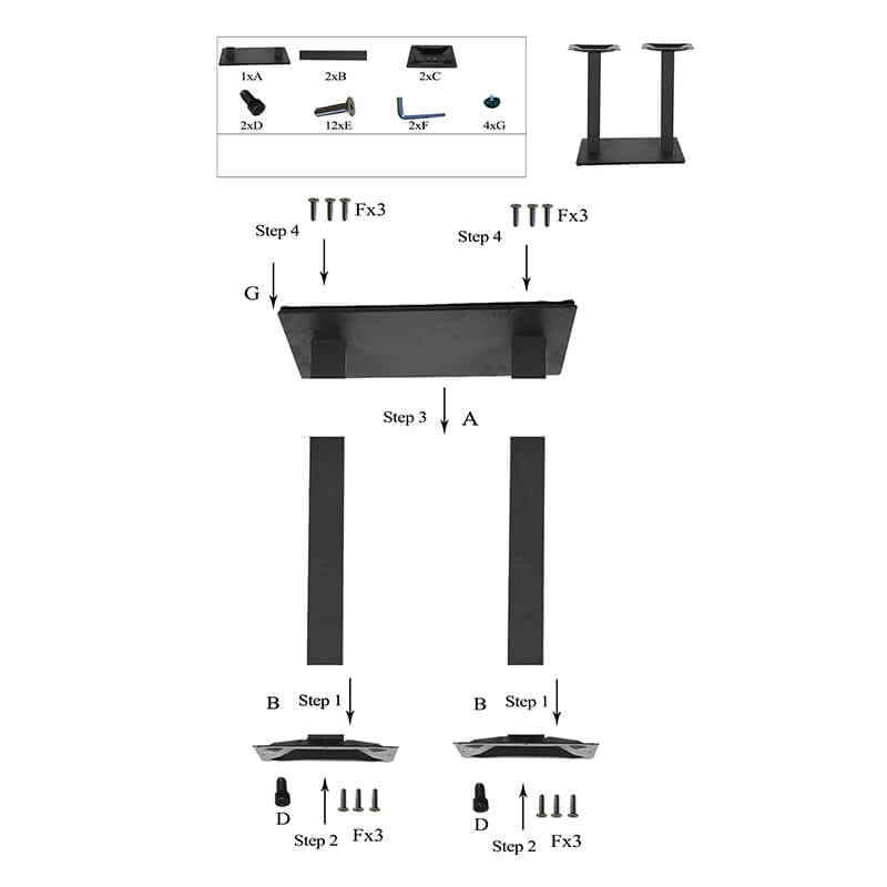Madrid Table 70 × 120cm