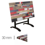 Mesa plegable de Reddenwood 70 × 120 cm