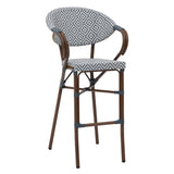 Silla de bar de milano azul