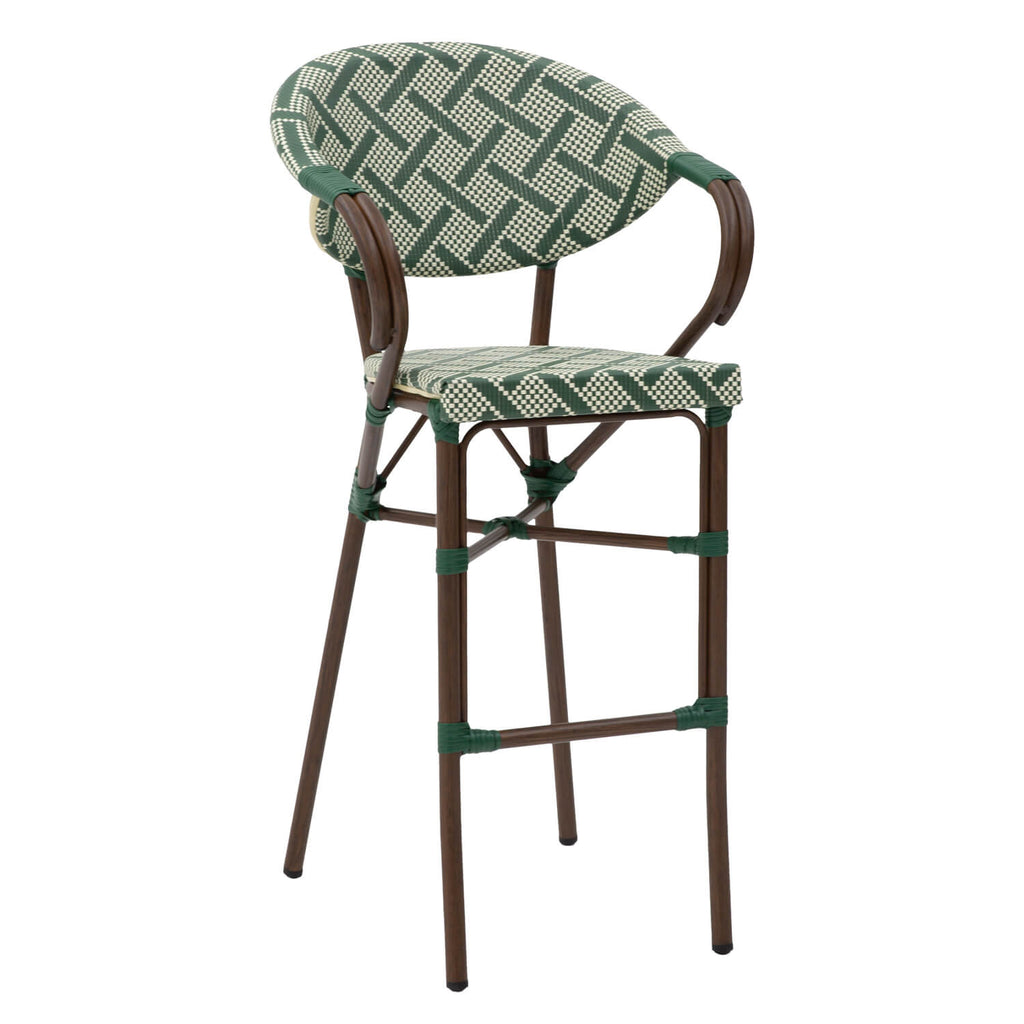 Silla de bar verde milano