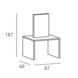 Coiffeuse LOFT II central