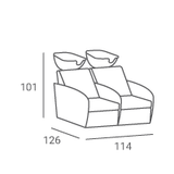 Fauteuil de Lavage LUNA SOFA