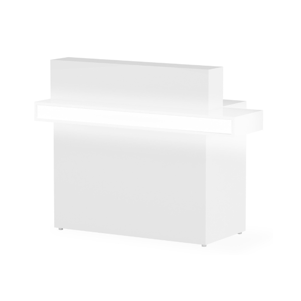 Muebles de recepción de escritorio natural