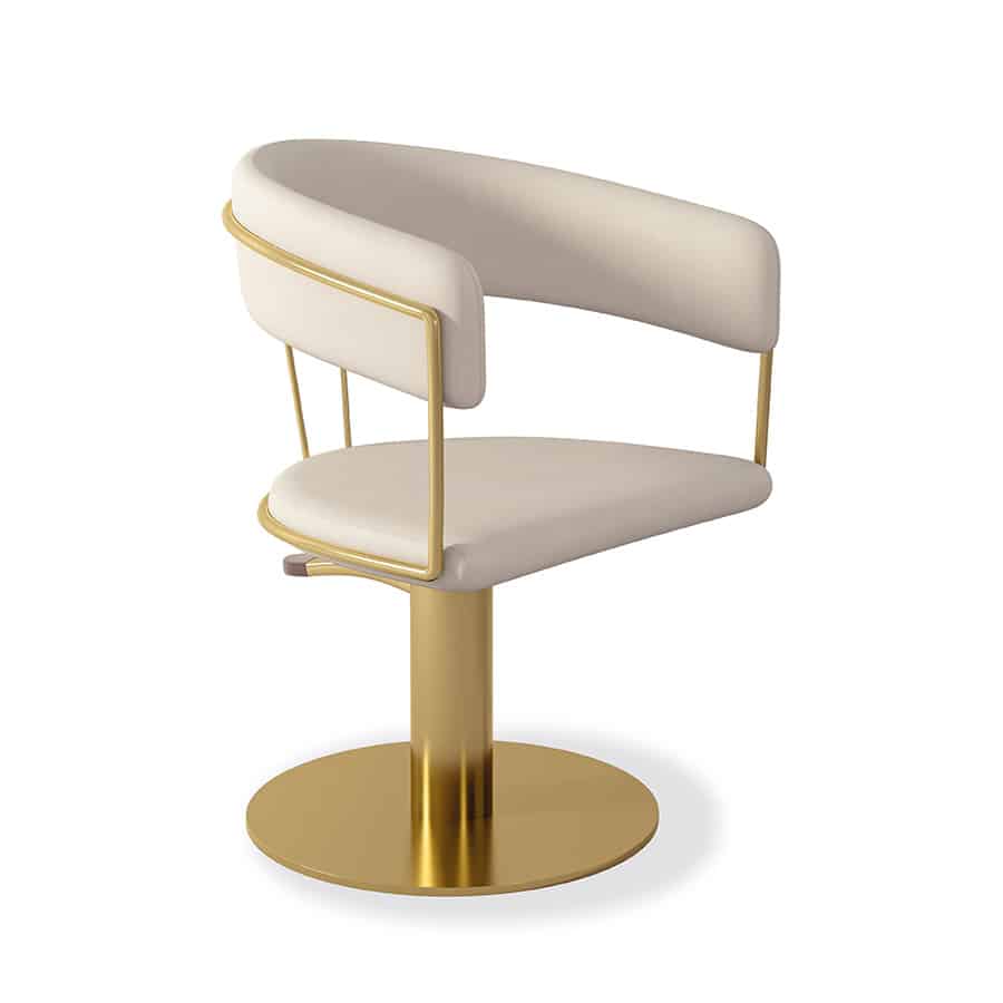 Posh Gold hairdressing chair
