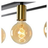 Lámpara colgante negra Ruben Quattro