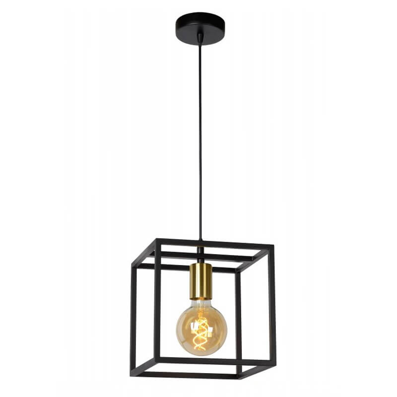 Lámpara colgante negra Ruben Uno