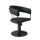 Posh Black Hairstyle Armchair