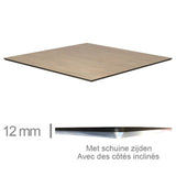 Aspen compacto 69 × 69 Bandeja de mesa de café de 12 mm de espesor