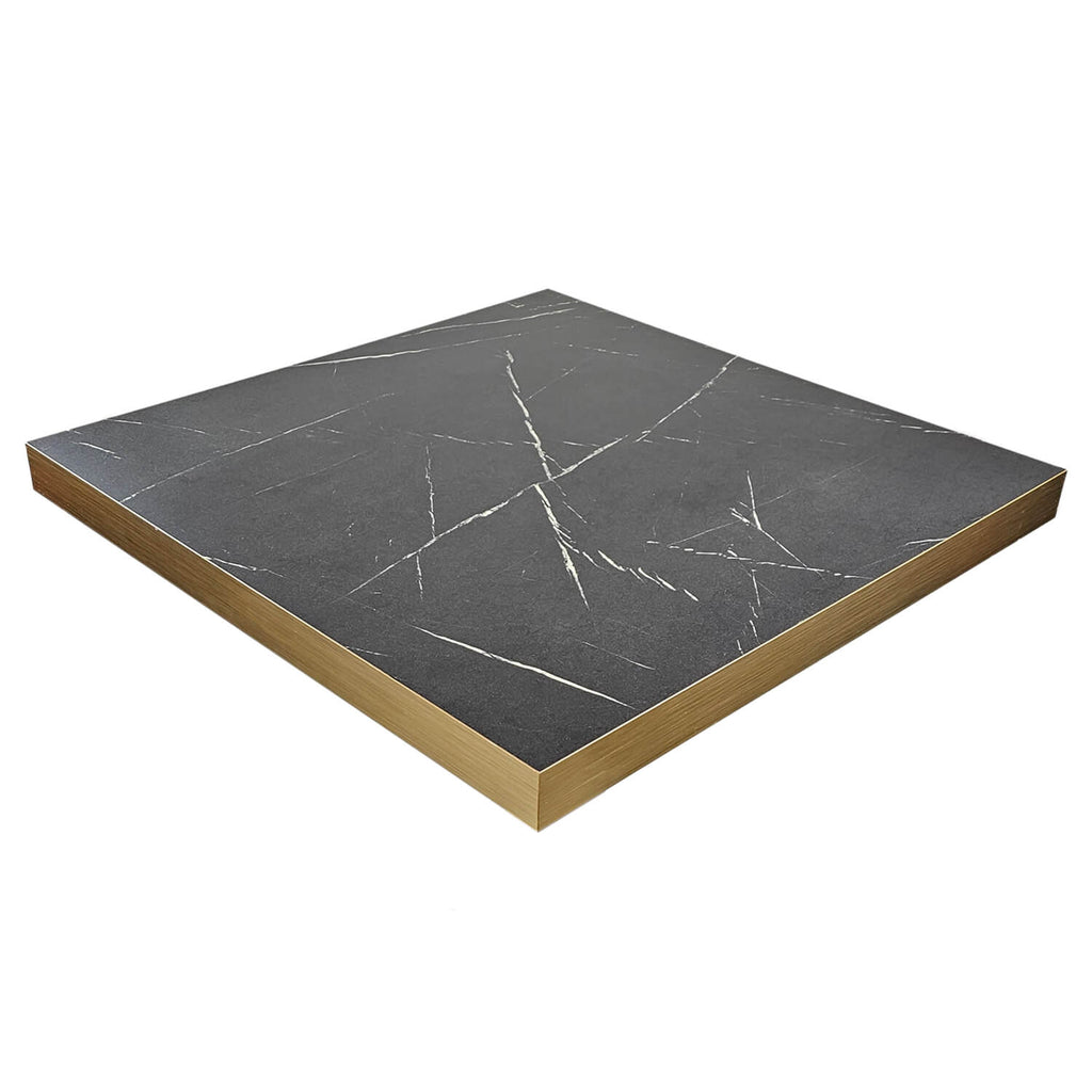 Bandeja de mesa de Dublín Mármol negro 70x70cm