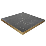 Bandeja de mesa de Dublín Mármol negro 70x70cm