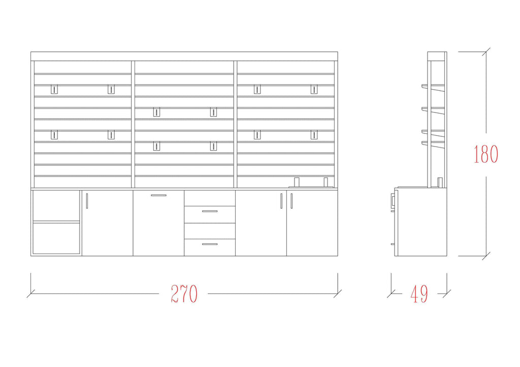 Meuble de Rangement WOOD