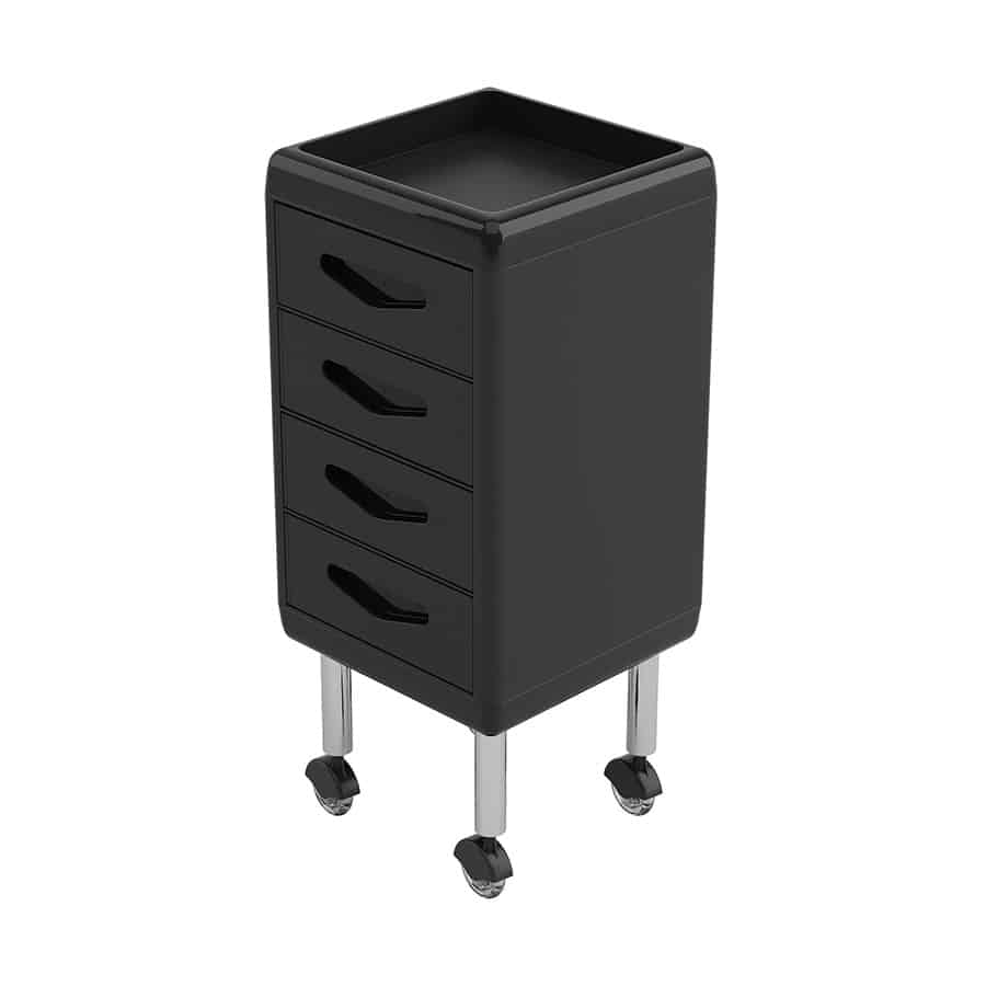 Carro de peluquería joven