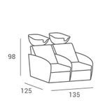 Fauteuil de Lavage Mali sofa II