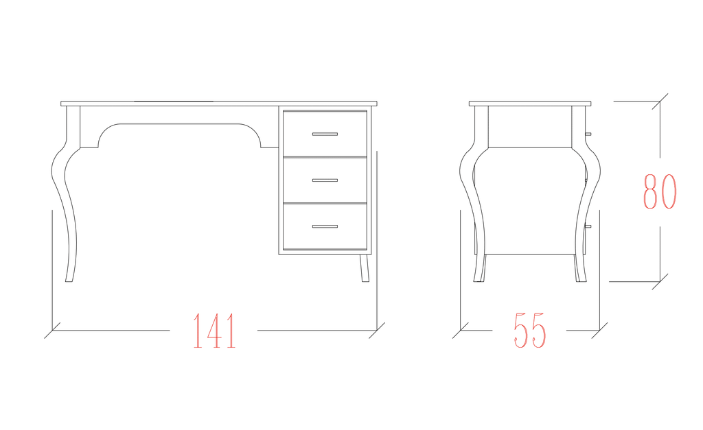 Maniküre Tisch Marilyn