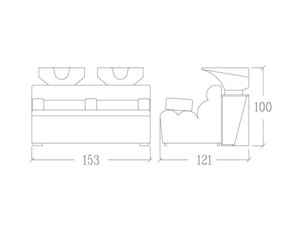 Napoleone washing chair