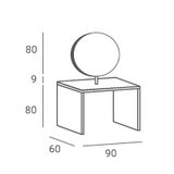 Coiffeuse POLA II central