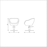 Funky Hairdressing Armchair