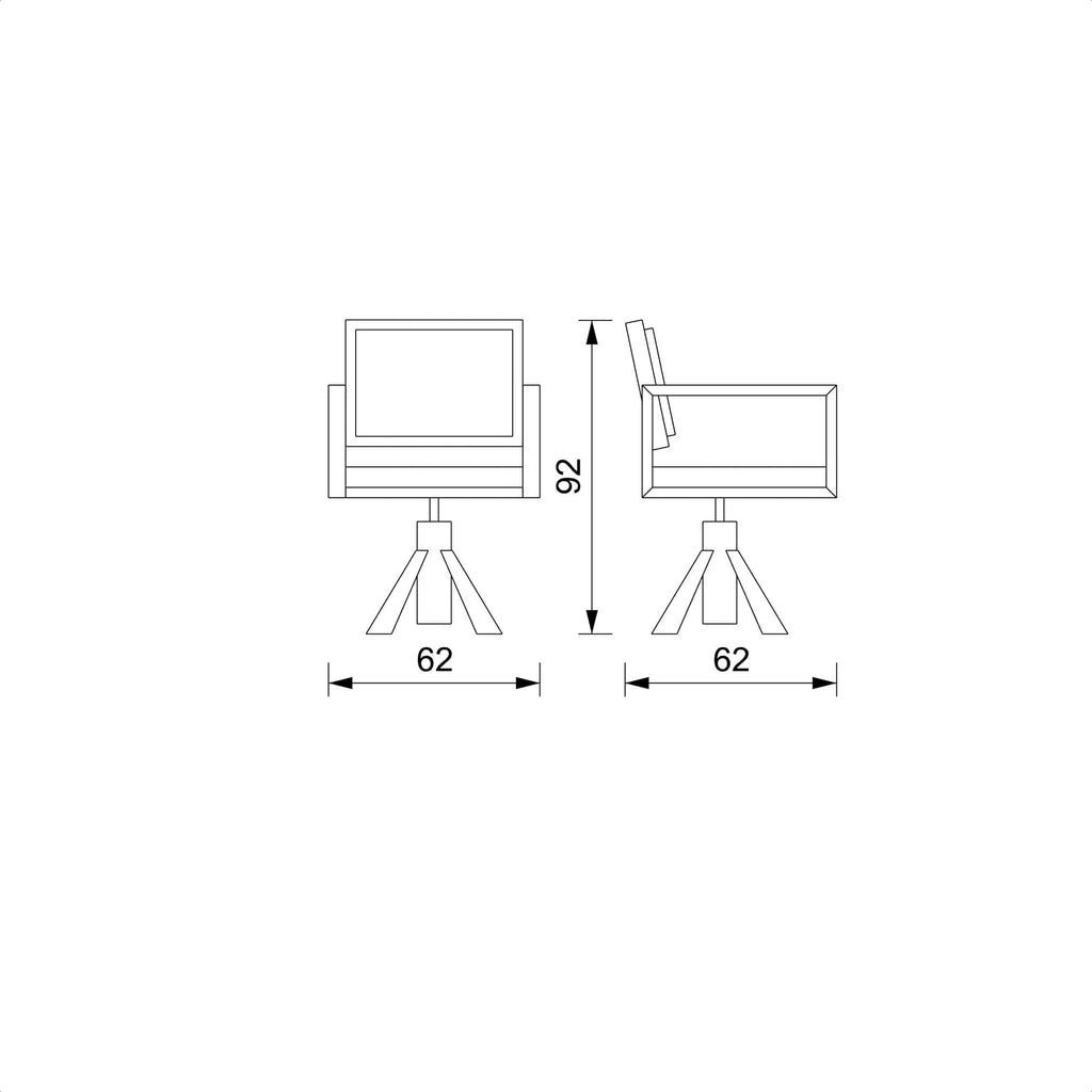 Iron hairdressing chair