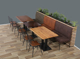 Banquette De Café Themis Vintage Olive
