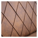 Banquette De Café Troje Vintage Cognac