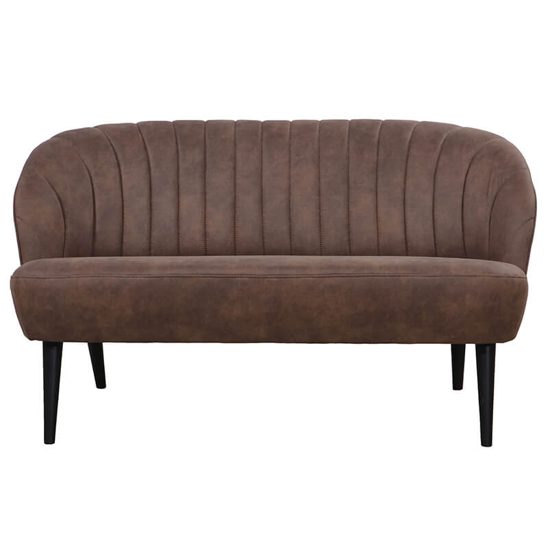 Sofá de boras marrones