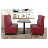 Banquette Luna Bordeaux