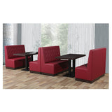 Banquette Luna Bordeaux