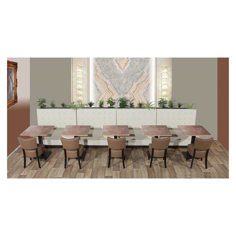Luna Cream Coffee Bench