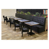 Luna Black Coffee Bench
