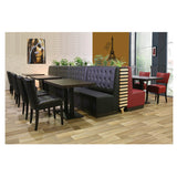 Luna Black Coffee Bench